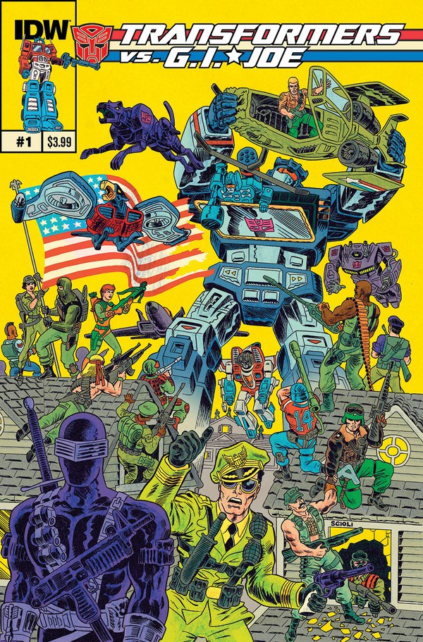 Transformers Comic Books July 2014 Solicitations  Transformers VS G.I. JOE, Windblade, Robots In Disguise. More Than Meets The Eye  (1 of 10)